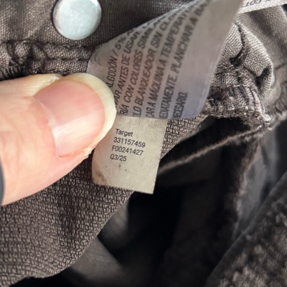 Wild Fable 1X Brown Dark Corduroy Pants Jeans Slim Boot Cut High Rise Retro - Picture 9 of 11